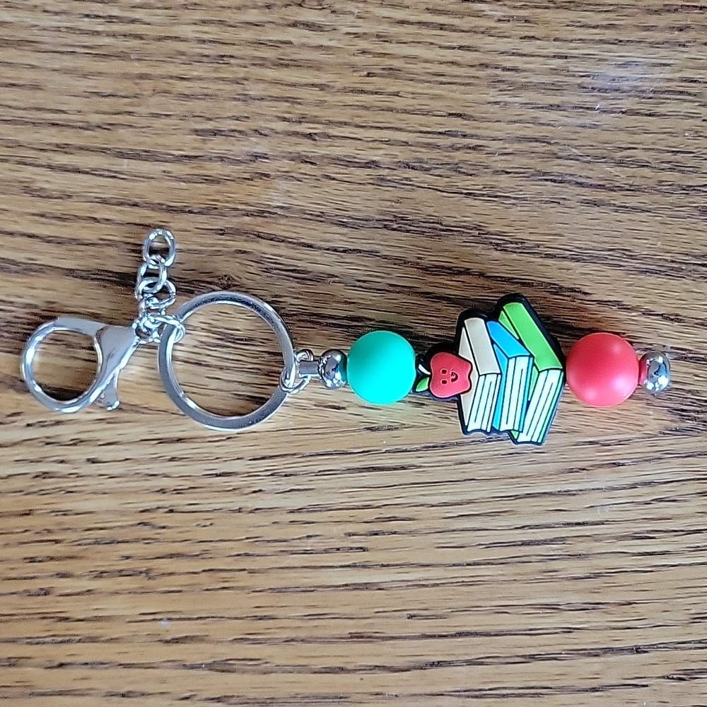 Apple W/Books Keychain Accessory